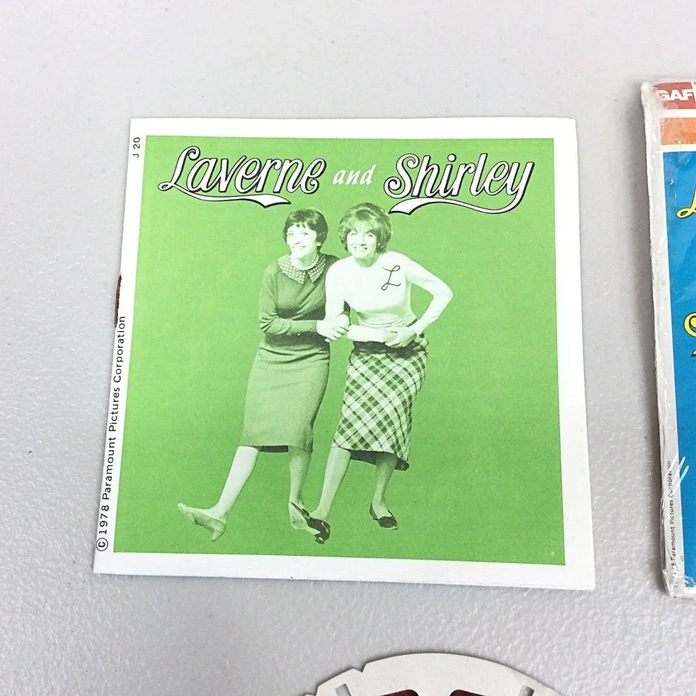 Vintage 1978 GAF View Master Laverne & Shirley J20 Showtime 3 Reel Set